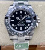 AR Factory Replica Rolex Oyster GMT-Master II new 2024 Black-Grey Ceramic Bezel 40mm Watch